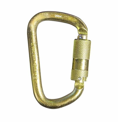 Mosquetón de acero EQgrip Fast D21 45 kN