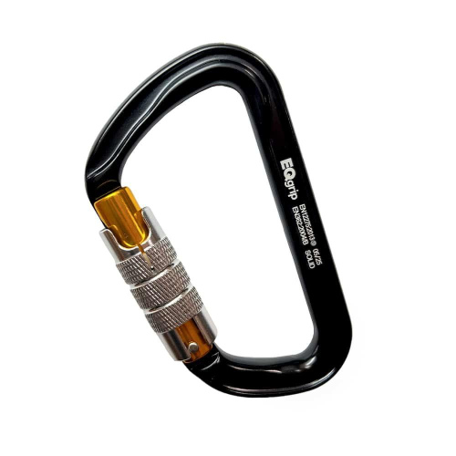 Mosquetón de aluminio EQgrip Solid