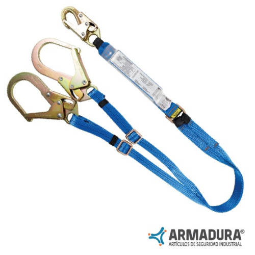 Eslinga en Y graduable con absorbedor de impacto Armadura