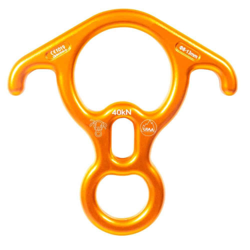 Descensor ocho EQgrip ALU8 40 kN con orejas